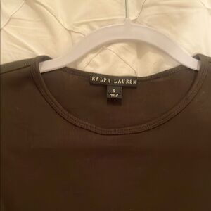 Ralph Lauren Olive Audrey top.